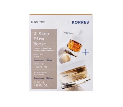  KORRES 2-Step Firm Boost Promo Μαύρη Πεύκη, Κρέμα Ημέρας για Σύσφιγξη & Lifting Κανονικές & Μικτές Επιδερμίδες 40ml & Δώρο Sculpt & Lift Serum Ορός Προσώπου για Σύσφιξη, 15ml, fig. 1 