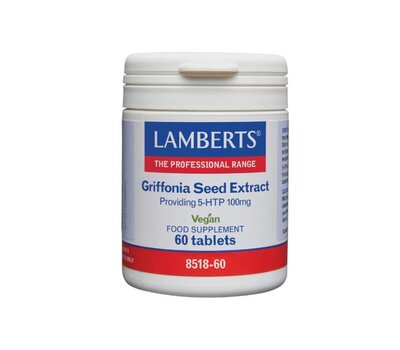  LAMBERTS Griffonia Seed Extract Providing 5-HTP 100mg, 60tabs, fig. 1 