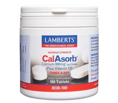  LAMBERTS CalAsorb - Calcium 800mg 180tabs, fig. 1 