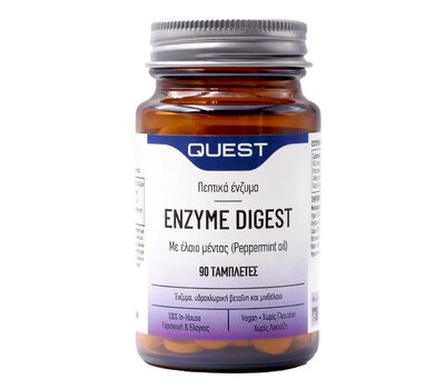  QUEST Enzyme Digest With Betaine Hcl, Bromelain, Papain & Amylase, 90Tabs, fig. 1 