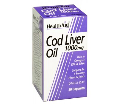  HEALTH AID Cod Liver Oil 1000mg 30Caps, fig. 1 