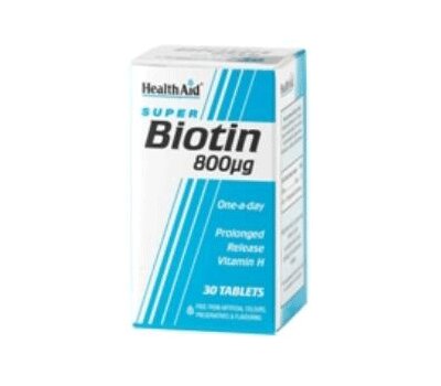 HEALTH AID Biotin 800µg 30Tabs, fig. 1 