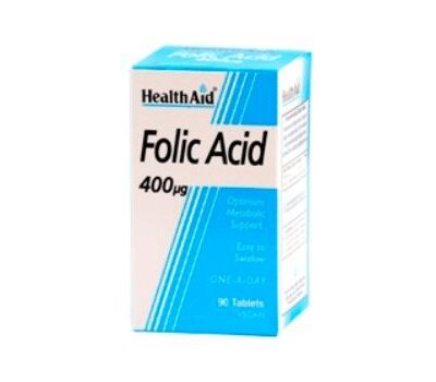  HEALTH AID Folic Acid 400µg 90 Veg Tabs, fig. 1 