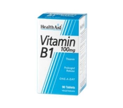  HEALTH AID Vitamin B1 100mg 90TAbs, fig. 1 