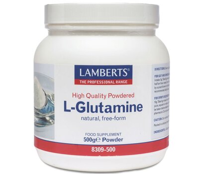 LAMBERTS L-Glutamine Powder Γλουταμίνη σε Σκόνη 500g