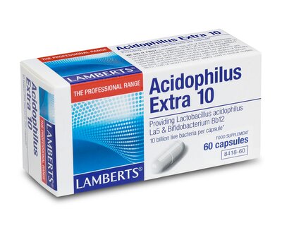 LAMBERTS Acidophilus Extra 10 Προβιοτικό Σκεύασμα 60 Capsules