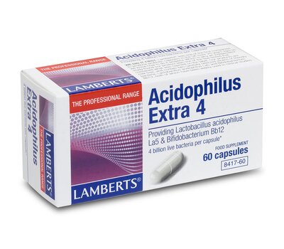 LAMBERTS Acidophilus Extra 4 Προβιοτικό Σκεύασμα 60 Capsules