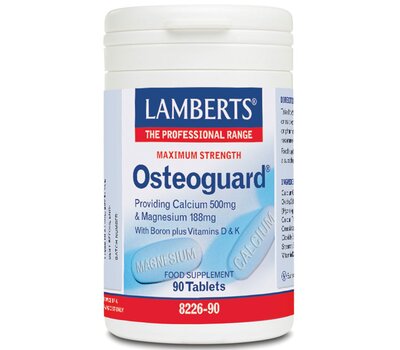 LAMBERTS Osteoguard Ολοκληρωμένη Φόρμουλα για Υγειή Οστά 90 Tablets