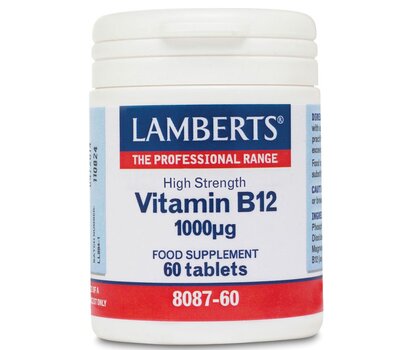  LAMBERTS Vitamin B12 1000mg 60Tabs, fig. 1 