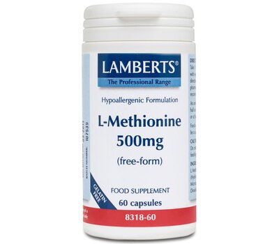 LAMBERTS L-Methionine Μεθειονίνη 500 mg