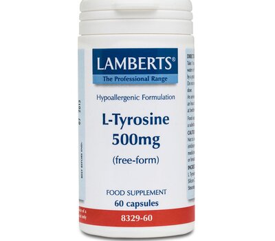 LAMBERTS L-Tyrosine 500mg 60 Κάψουλες