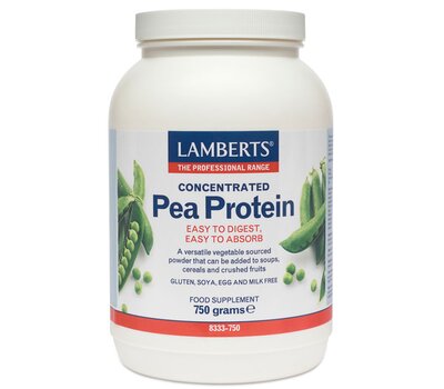 LAMBERTS Natural Pea Protein Πρωτεϊνη από Μπιζέλια Ιδανική για Χορτοφάγους 750gr