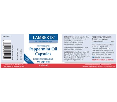  LAMBERTS Peppermint Oil 90Caps, fig. 2 