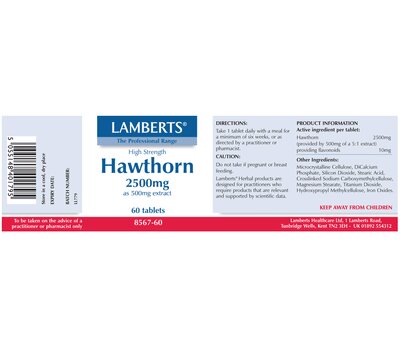  LAMBERTS Hawthorn 2500mg 60Tabs, fig. 2 