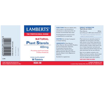  LAMBERTS Plant Sterols 800mg 60Tabs, fig. 2 
