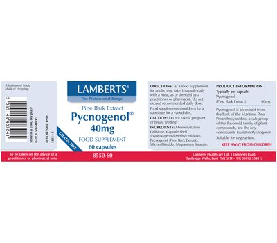  LAMBERTS Pycnogenol 40mg 60Caps, fig. 2 