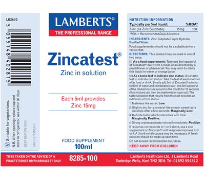  LAMBERTS Zincatest 100Ml, fig. 2 