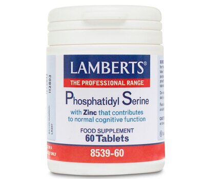 LAMBERTS Phosphatidyl Serine 100mg Φωσφατιδυλσερίνη 60 Ταμπλέτες