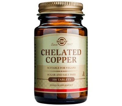 SOLGAR CHELATED COPPER 2,5mg tabs 100s, fig. 1 