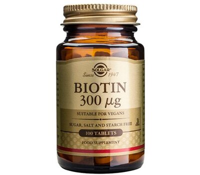  SOLGAR BIOTIN 300μg tabs 100s, fig. 1 
