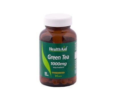 HEALTH AID Green Tea 1000mg Αντιοξειδωτική Δράση & Αδυνάτισμα 60 VegCaps