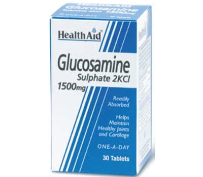 Health Aid Glucosamine 1500mg Sulphate 2kcl Γλυκοσαμίνη Βραδείας Αποδέσμευσης 30 Tabs, fig. 1 