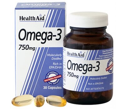  HEALTH AID Omega 3 750mg 30Caps, fig. 1 