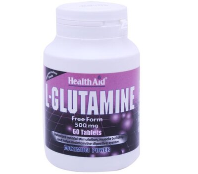  HEALTH AID L-Glutamine 500mg 60Tabs, fig. 1 