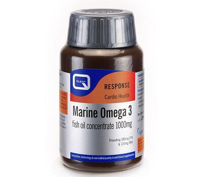 QUEST Marine Omega 3 Fish Oil Concentrate 1000mg, 45Caps