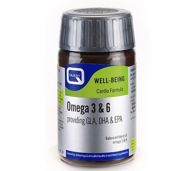 QUEST Omega 3 & 6 Providing Gla, Dha & Epa, 30Caps