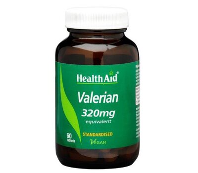  HEALTH AID Valerian Extract 320mg 60 Veg Tabs, fig. 1 