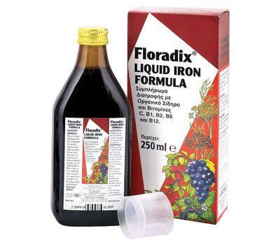  POWER HEALTH Floradix Συμπλήρωμα Διατροφής για την 'Ελλειψη Σιδήρου 250ml, fig. 1 