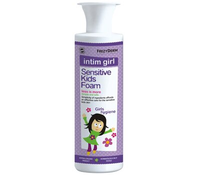  FREZYDERM Sensitive Kids Intim Girl Foam Αφρός Καθαρισμού για την Καθημερινή Υγιεινή της Ευαίσθητης περιοχής 250ml, fig. 1 