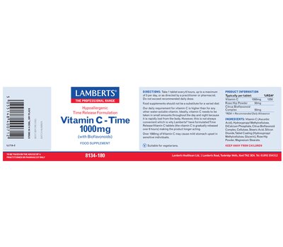  LAMBERTS Vitamin C 1500mg Time Release 120Tabs, fig. 2 