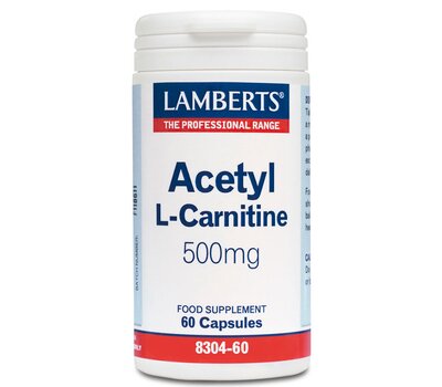 LAMBERTS Acetyl L Carnitine 500mg 60 Tabs
