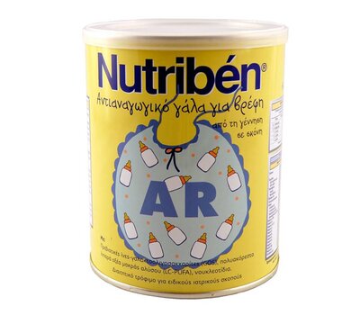  NUTRIBEN AR Αντιαναγωγικό Βρεφικό Γάλα, 400gr, fig. 1 